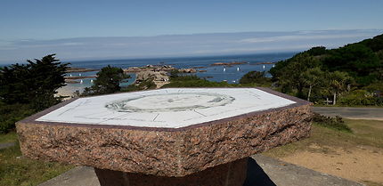 La Couronne du Roi Gradlon, la table d'orientation