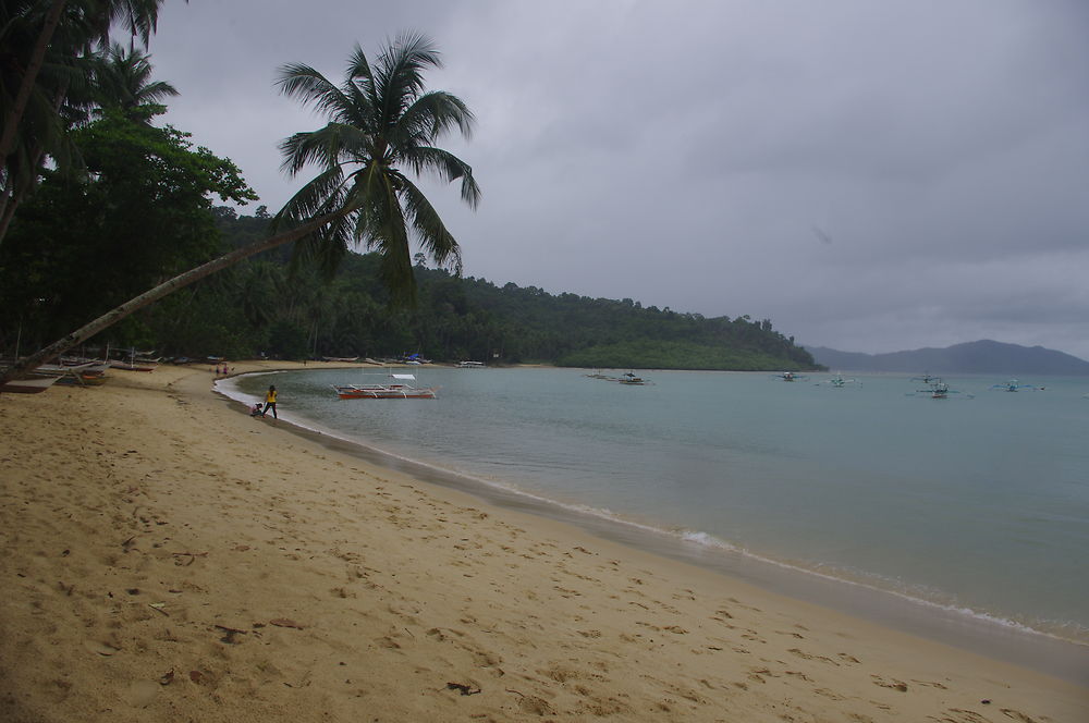 Port barton sous la pluie