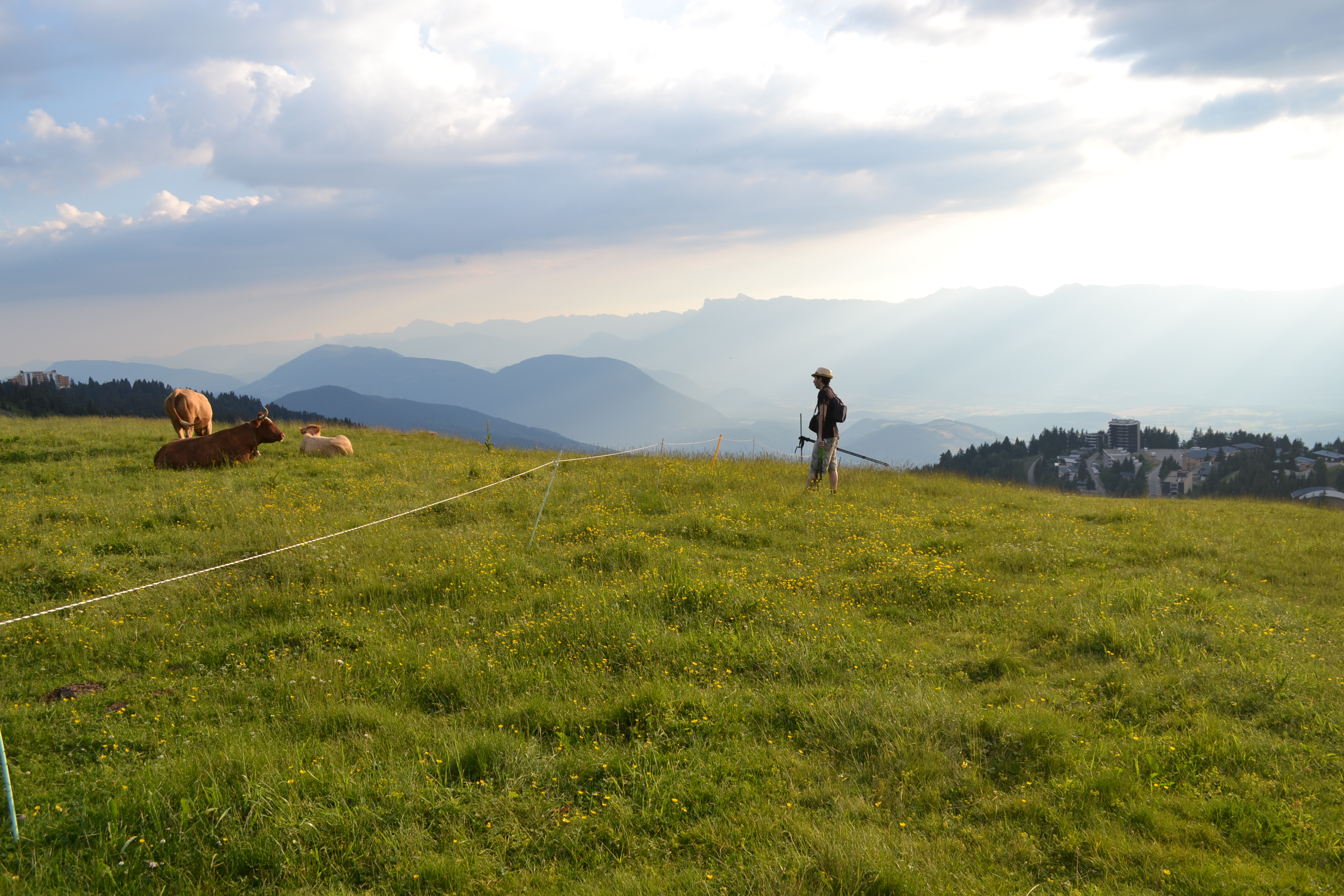 Vue sur le Vercors depuis Chamrousse Vue sur le Vercors depuis Chamrousse