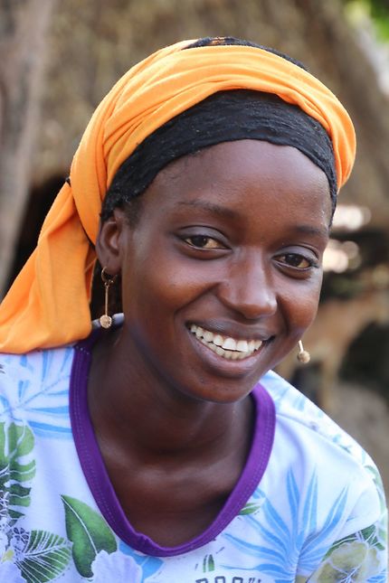 Sourire de femme au Sénégal