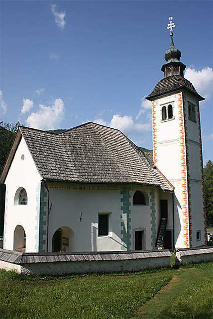 Eglise à proximité du lac de Bohinj