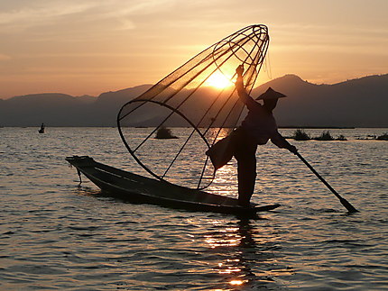 Lac Inle : Un pêcheur... de clichés ;-)
