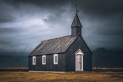 Église noire de Búðakirkja en Islande