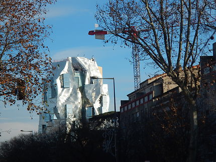 La Tour de Frank Gehry, en construction