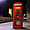 Phone box by night London Parliament