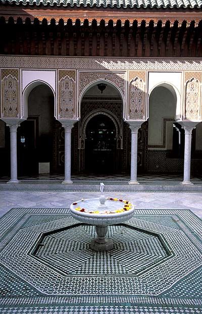 Patio du palais El-Badi
