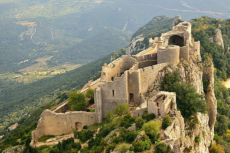 Peyrepertuse et les châteaux cathares (Aude)