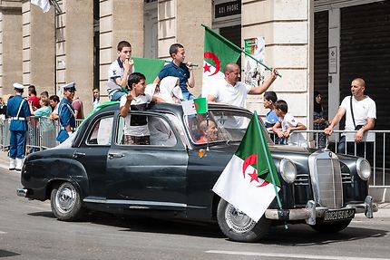 Alger, 05 juillet 2018 : une Mercedes de 1958