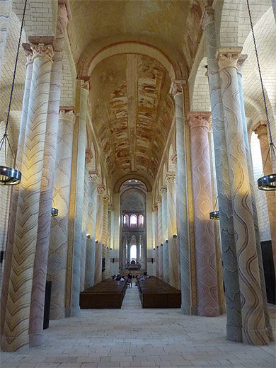 Intérieur de l'abbaye de Saint-Savin-sur-Gartempe