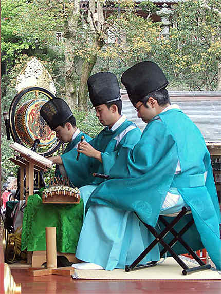 Musiciens shinto, Kamakura