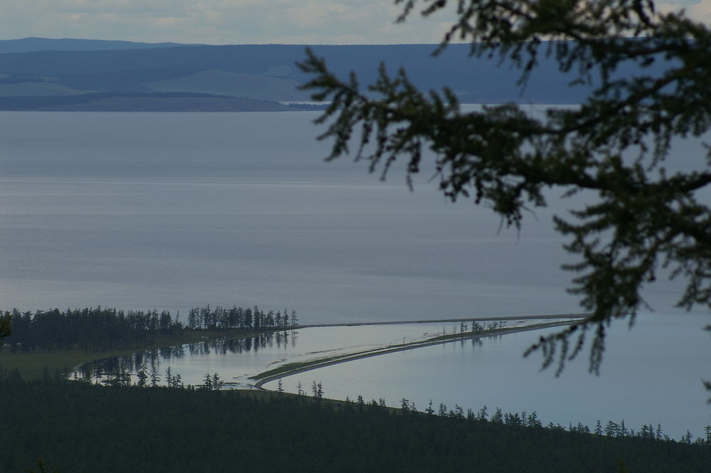 Vue du lac Khovsgol