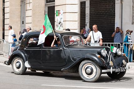 Alger, 05 juillet 2018 : une Citroën de 1953