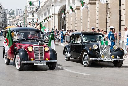 Alger, 05 juillet 2018 : voitures de collection