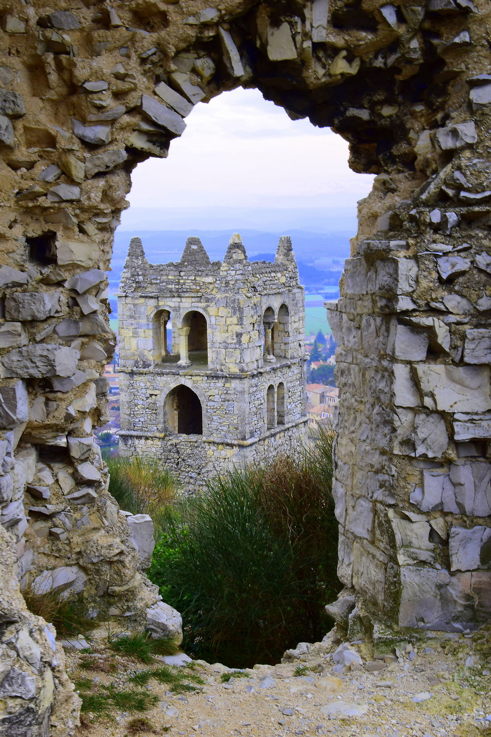 Les ruines de Marsanne