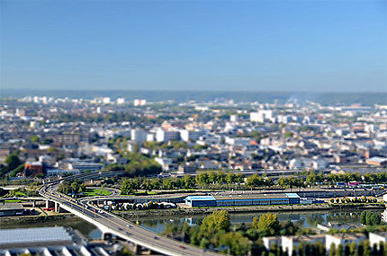 Rouen miniature - Le pont Mathilde