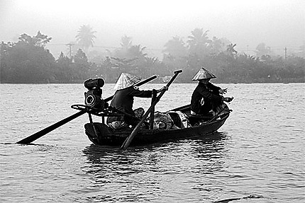 Sur le fleuve Mekong