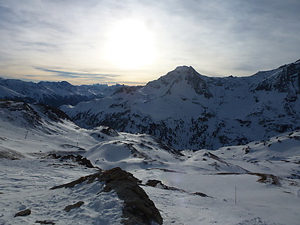 Beau paysage alpin