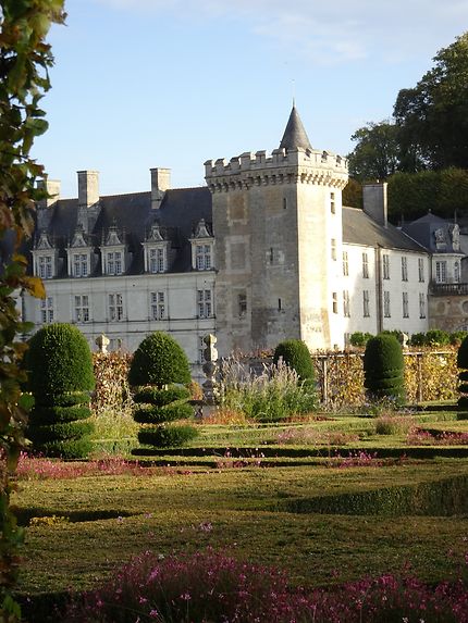 Vue sur le Château de Villandry