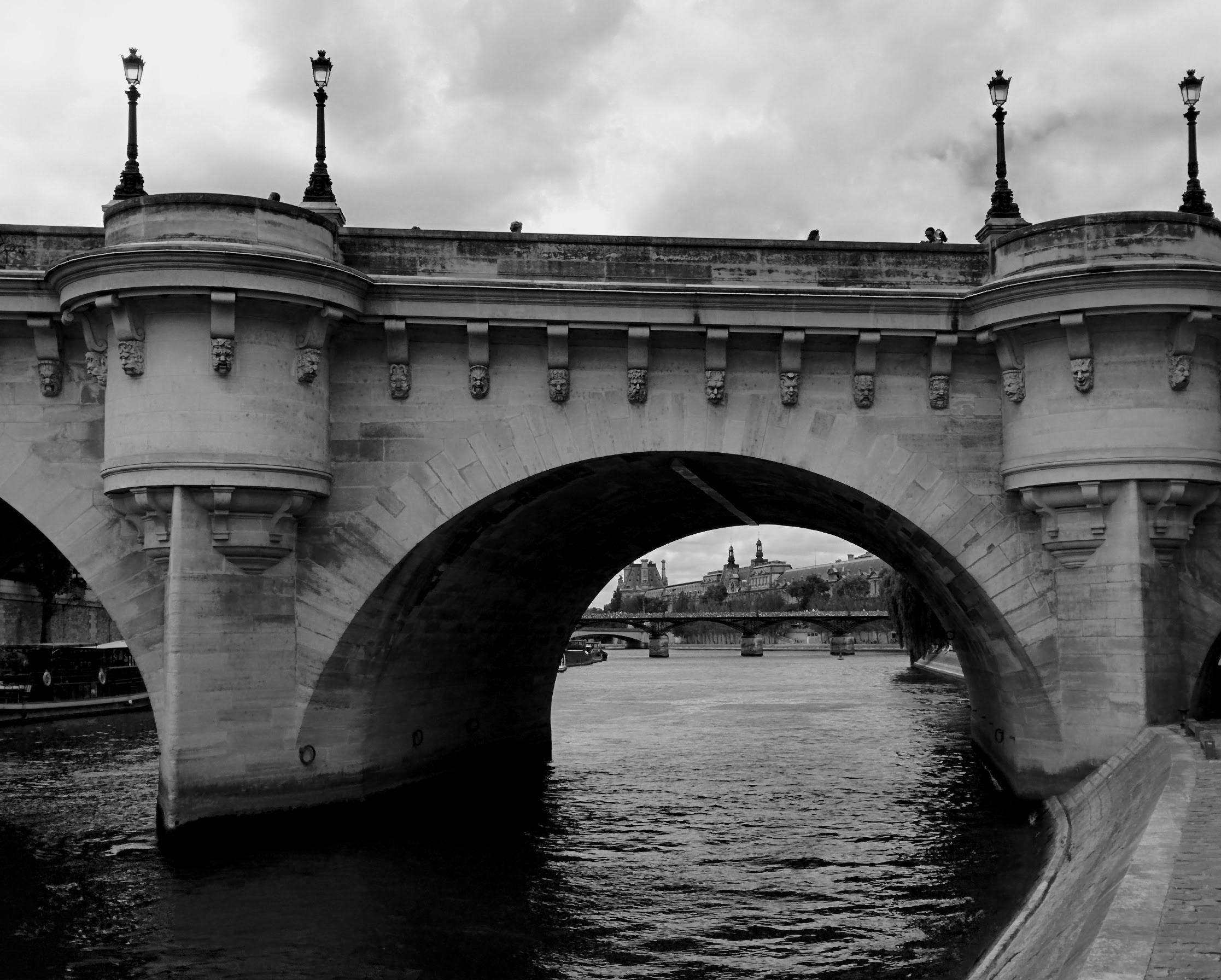 Pont Neuf Ponts Noir et blanc Pont Neuf 1er arrondissement