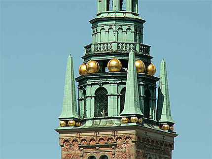 Détail du château de Frederiksborg à Hillerod (Danemark)