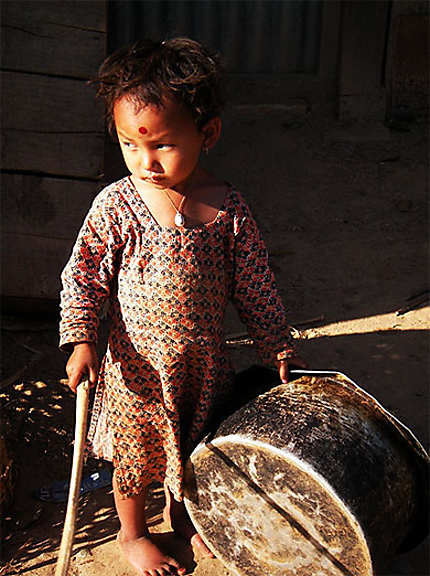 Petite fille népalaise