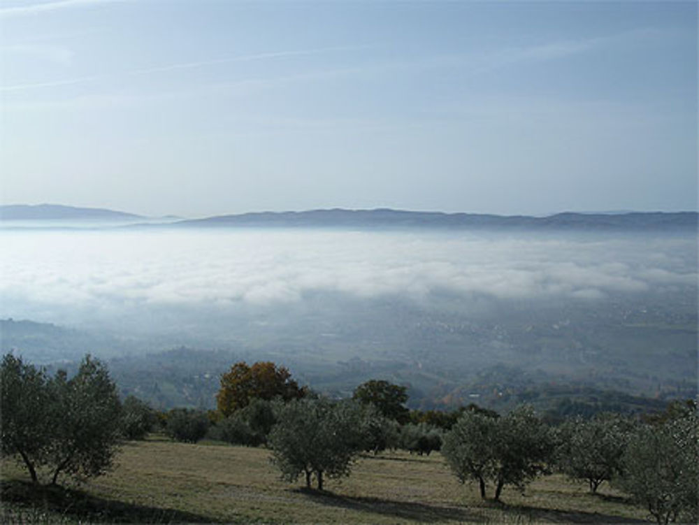 Sur le chemin de l'ermitage de Saint François d'Assise