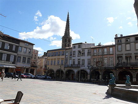 La place de la République La place de la République