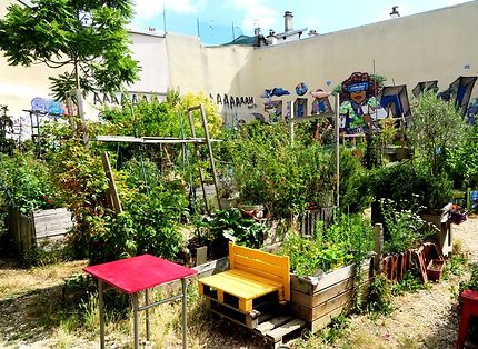 Cité Aubry et son jardin partagé