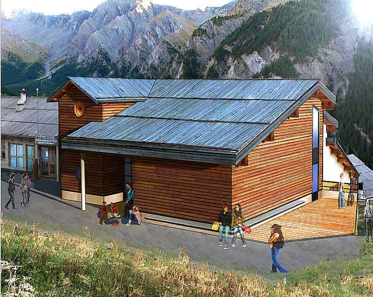 Hautes-Alpes - Une Maison du Soleil dans le Queyras en juin 2016