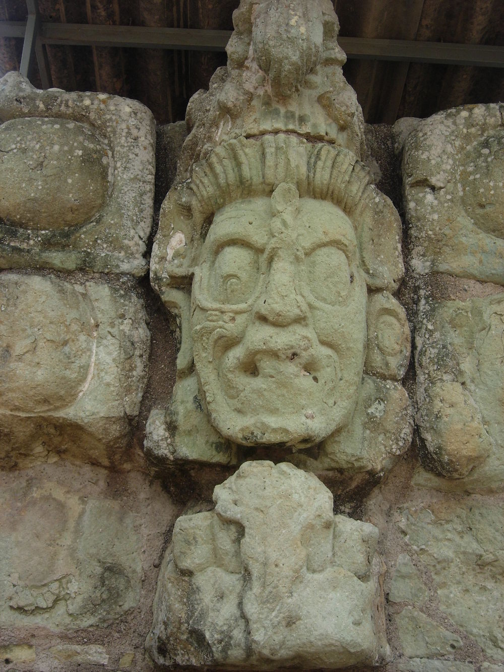 Le dieu du tonnerre à Copan