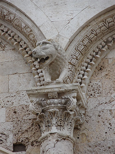 Volterra Détail du Duomo Volterra Détail du Duomo