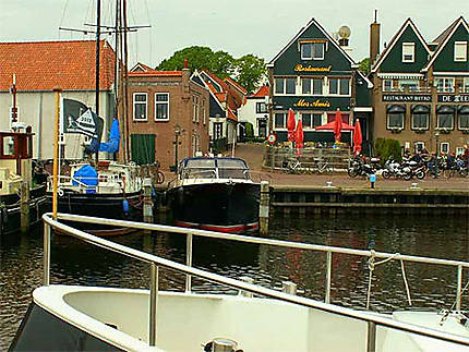 Le port de Urk (Province du Flevoland aux Pays-Bas)