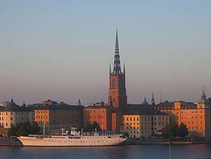 Couché de soleil à Stockholm