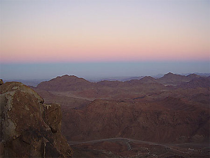 Coucher de soleil sur le Sinaï