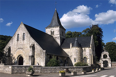 Eglise, St-Wandrille