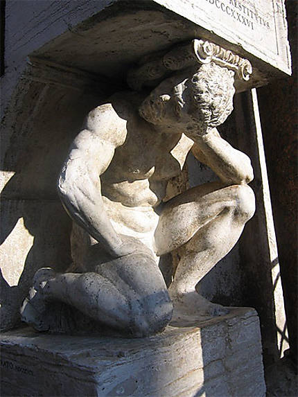 Statue du bossu au Marché de Rialto