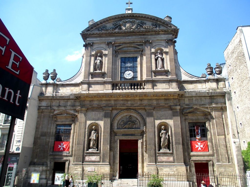 Façade de l'église Sainte Elisabeth de Hongrie