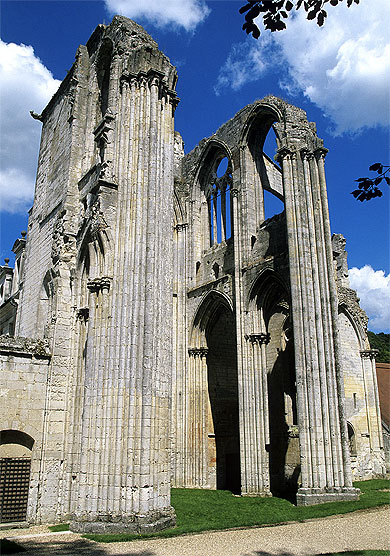 Ruines, abbaye de St-Wandrille Ruines, abbaye de St-Wandrille