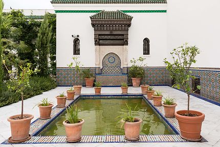 Grande Mosquée, plan d'eau et fontaine