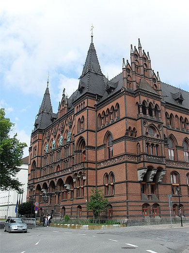 Façade de l'Université de Rostock Façade de l'Université de Rostock