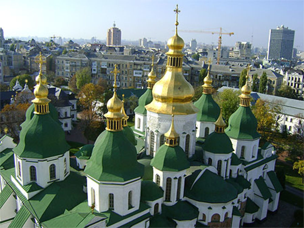 Vue de la cathédrale Sainte-Sophie