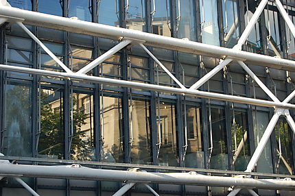 Le Centre Pompidou et ses reflets