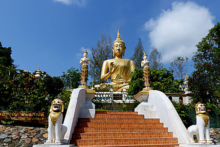 Un des nombreux Bouddhas du temple