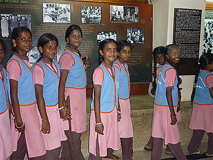 Excursion scolaire au musée de Gandhi