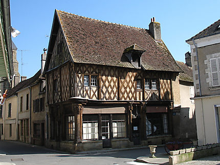 Maison de bois à Levroux