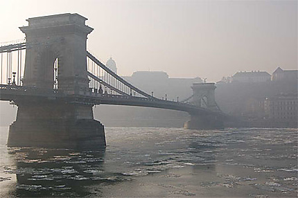 La glace s'en prend au Danube