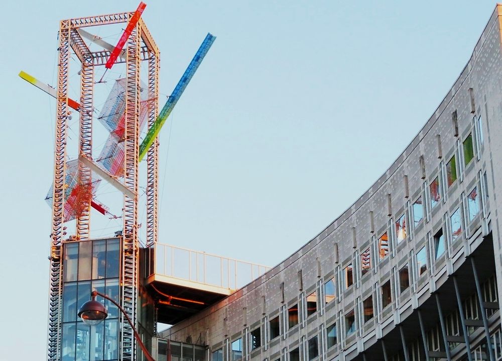 Sculpture de Thierry Vidé, place d’Italie