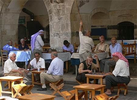 Dans un ancien caravansérail d'Urfa Dans un ancien caravansérail d'Urfa