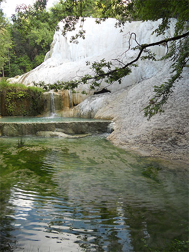 Sources chaudes à Bagni San Filippo Sources chaudes à Bagni San Filippo
