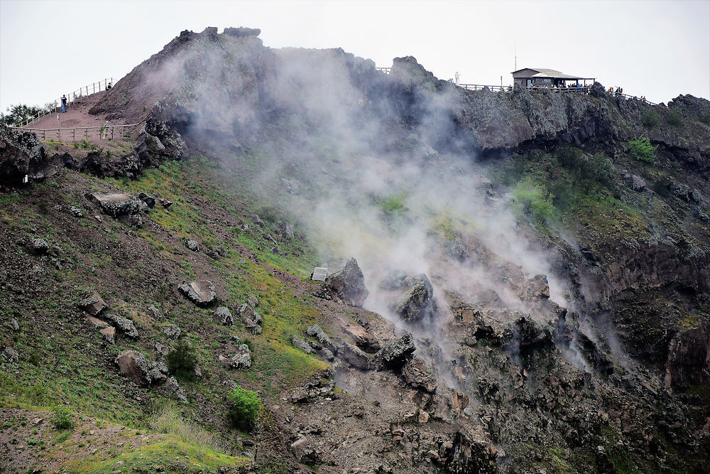 Les fumeroles du Vésuve